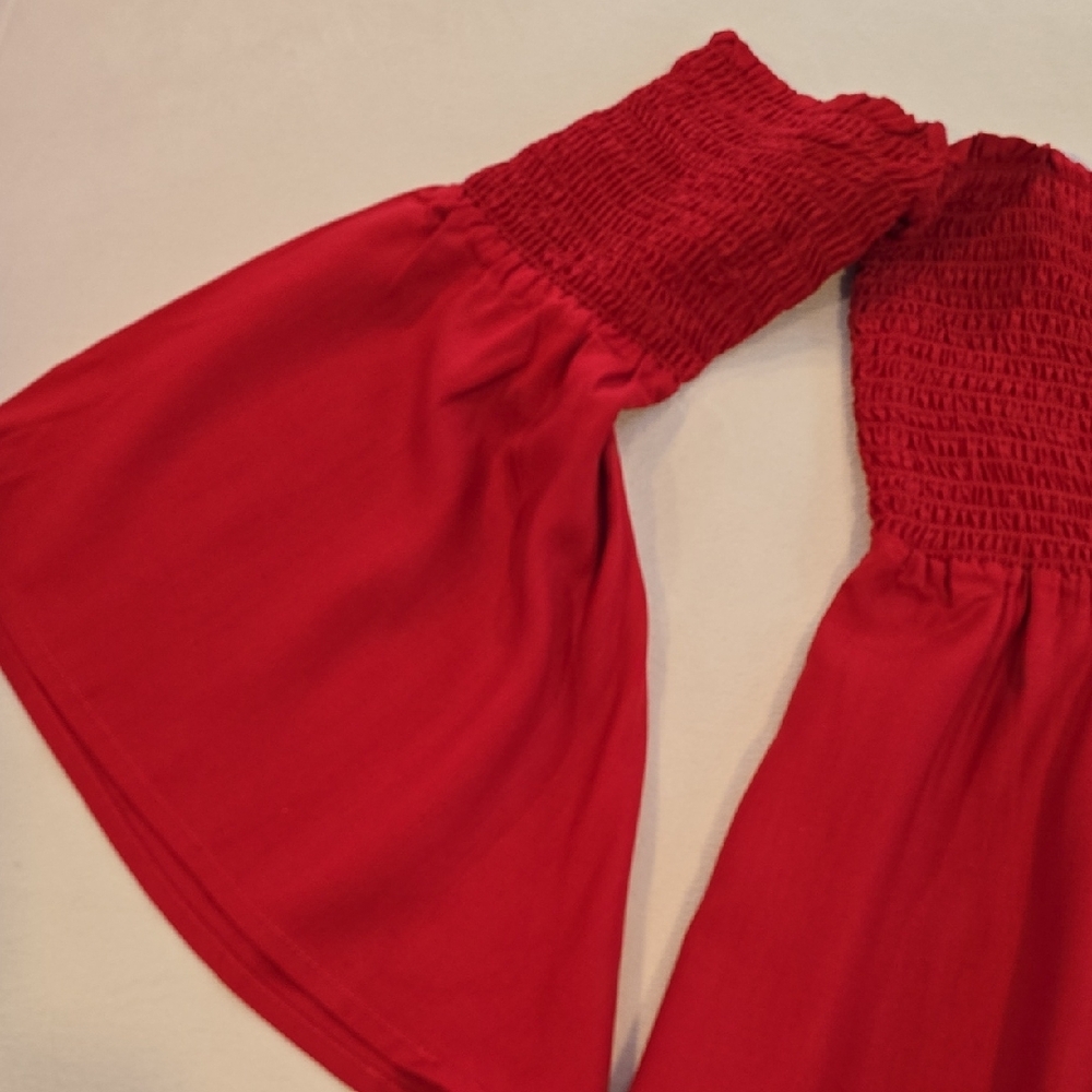 Guess Red Off-Shoulder Mini Dress - Picture 5 of 11